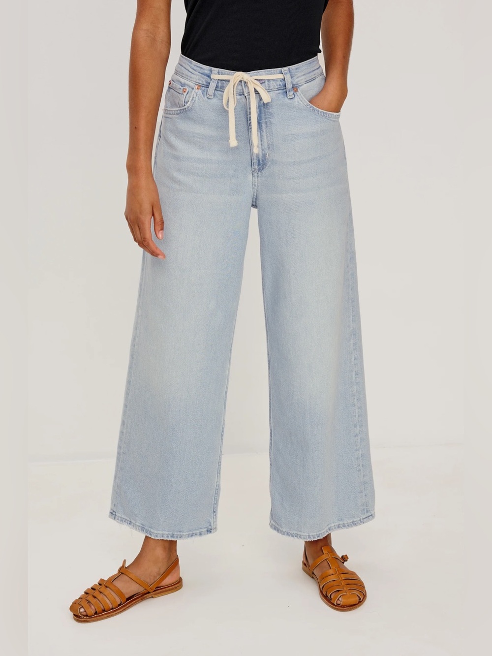 NWT Rails Angeleno Crop Tie Waist Scuba Sz 26